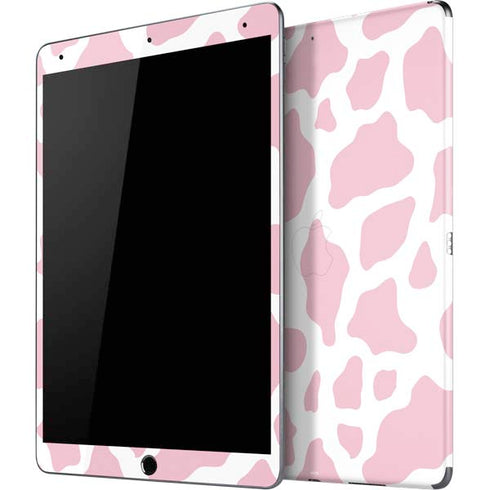 Pink Cow Print iPad Skins
